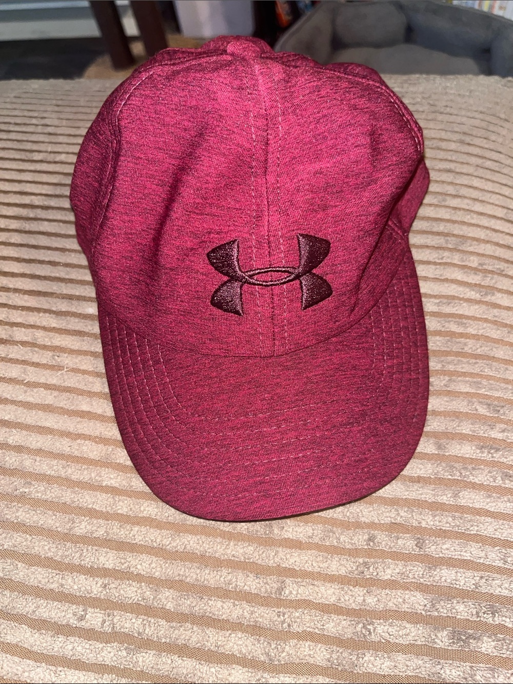 Under Armour Burgundy Logo Baseball Cap